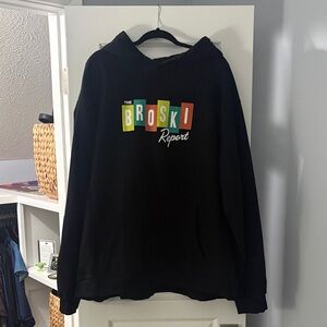 Black The Broski Report Hoodie
